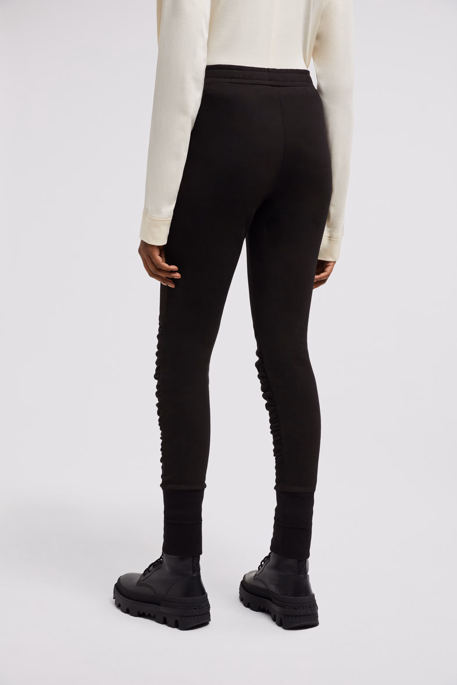 Moncler x Lulu Li Cotton Sweatpants Women Black Moncler 5